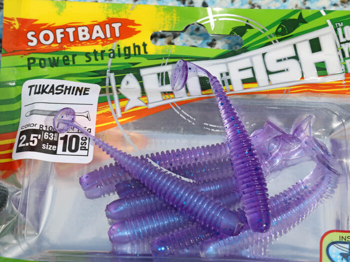 Hitfish Tukashine 6.3CM (2.5 inch), culoare R09 (10buc/plic) - imagine 12