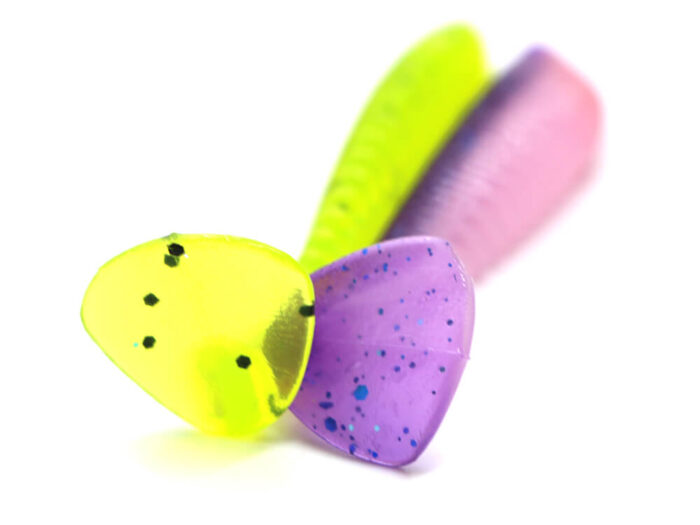 Hitfish Ribby Shad 7.6CM (3 inch), Floating, culoare R64 (5buc/plic) - imagine 3