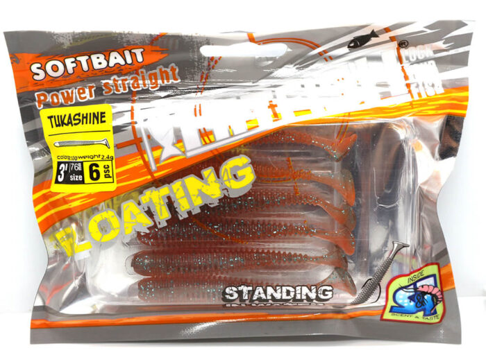 Hitfish Tukashine 7.6CM (3 inch), Floating, culoare R104 (6buc/plic) - imagine 11