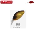 Damiki DC-200 5.5CM, 14gr (Floating), 236H (Black Gold Holo)