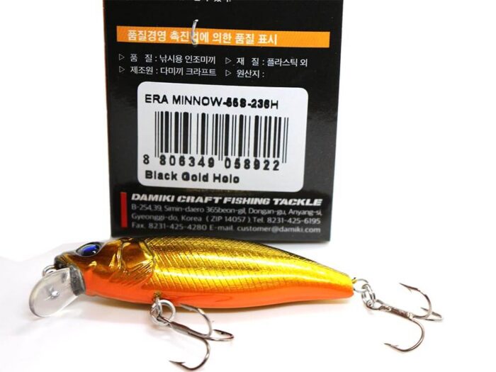 Damiki ERA-55 5.5CM, 4.1Gr (Sinking), 601 (Red Sunfish) - imagine 19