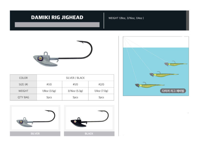 Damiki Rig Jig Head, 5buc/plic - imagine 2