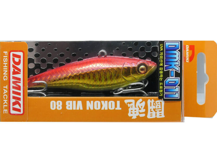 Damiki TOKON VIB-80 8CM, 23.5Gr (Sinking), 007 (Red Gold) - imagine 6