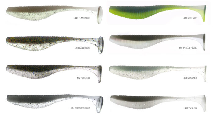 Damiki Armor Shad Paddle 7.6CM (3 inch) 10buc/plic - imagine 13