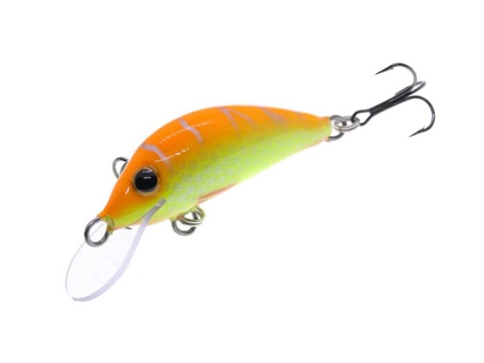 Gloog Hektor 35N, 3.5cm, 2gr (Floating), TOF (Tiger Orange Fluo) - imagine 3