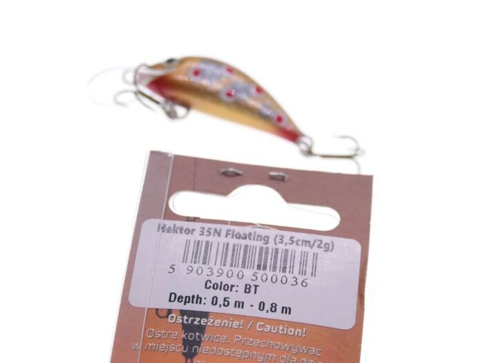 Gloog Hektor 35N, 3.5cm, 3gr (Sinking), BT (Brown Trout) - imagine 4