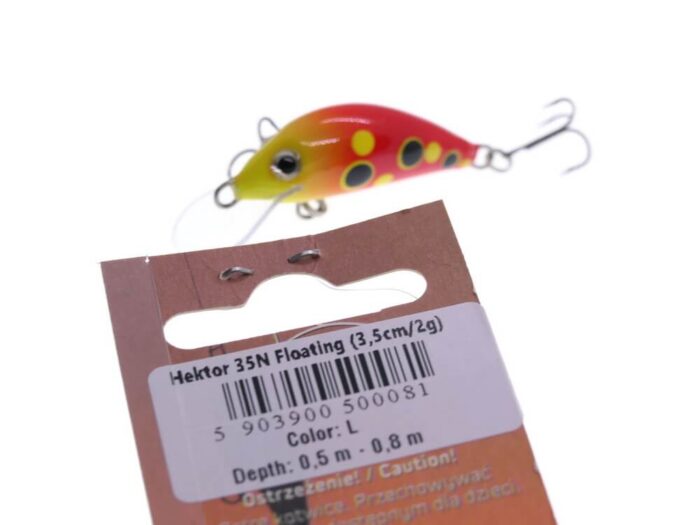 Gloog Hektor 35N, 3.5cm, 3gr (Sinking), L (Ladybug) - imagine 4