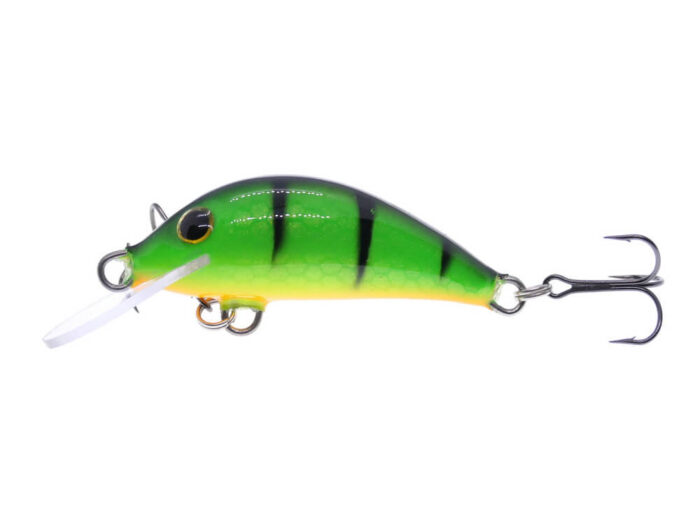 Gloog Hektor 35N, 3.5cm, 3gr (Sinking), PGF (Perch Green Fluo) - imagine 2