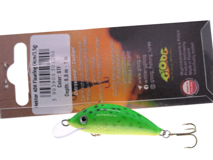 Gloog Hektor 40N, 4cm, 4.5gr (Sinking), STF (Sea Trout Fluo) - imagine 7