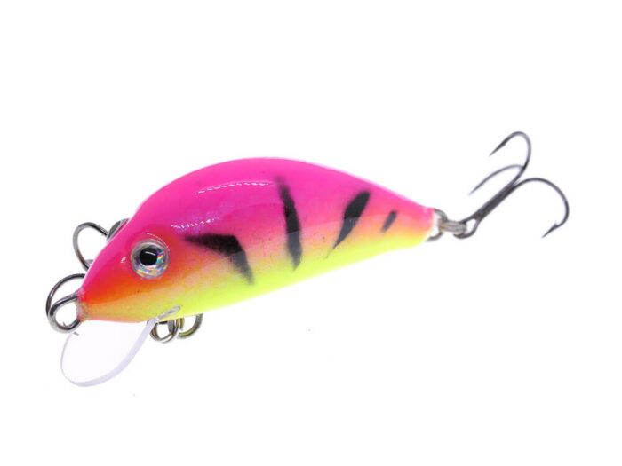 Gloog Hektor 40SR, 4cm, 3.5gr (Floating), TP (Tiger Pink) - imagine 3
