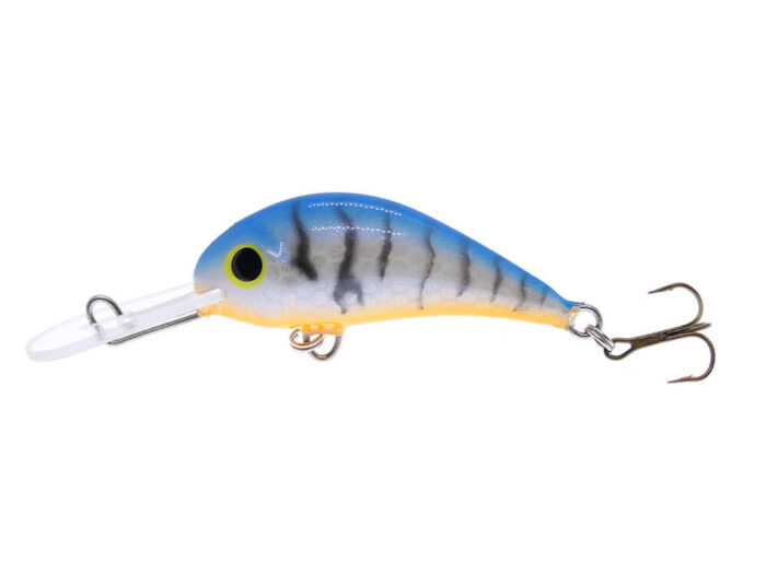 Gloog Parys 40N, 4cm, 2.5gr (Floating), TBF (Tiger Blue Fluo) - imagine 2