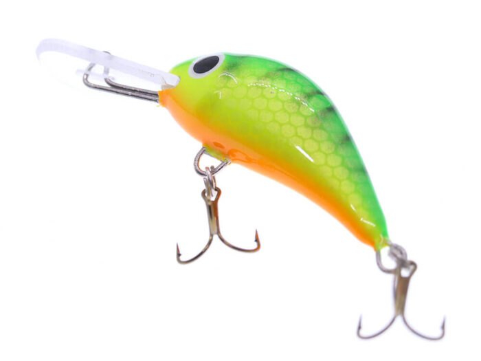 Gloog Parys 40N, 4cm, 2.5gr (Floating), TGF (Tiger Green Fluo) - imagine 4