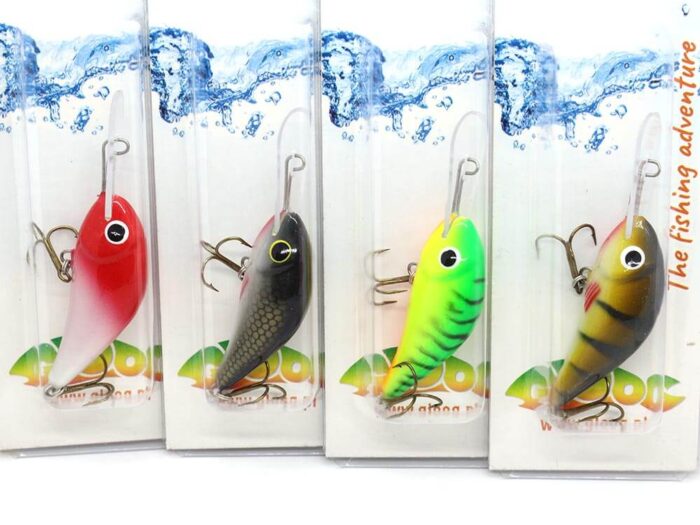 Gloog Parys 50N, 5cm, 5gr (Floating), PGF (Perch Green Fluo) - imagine 3