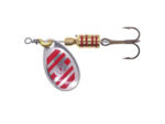 Ilba rotativa Tondo Silver/Red Zebra (argint cu dungi rosii), nr.1, 3gr (21111)
