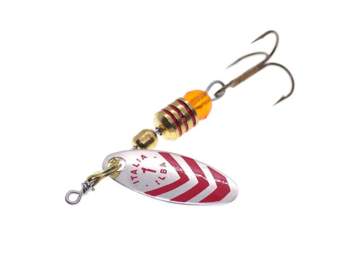 Ilba rotativa Lungo Silver/Red (argint cu dungi rosii), nr.1, 3gr (60111) - imagine 3