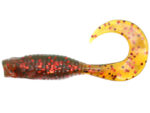Damiki WOW Grub 7.6CM (3 inch), 204 (Motor Oil/Red)