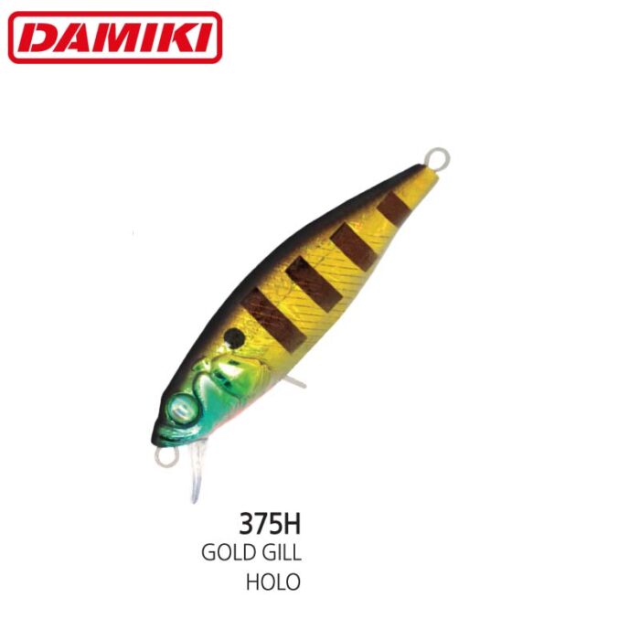 Damiki ERA-55 5.5CM, 4.1Gr (Sinking), 375H (Gold Gill Holo) - imagine 2