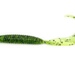 Damiki Leeches Tail 10.2CM (4 inch), 304 (Water Melon Black), 12buc/plic
