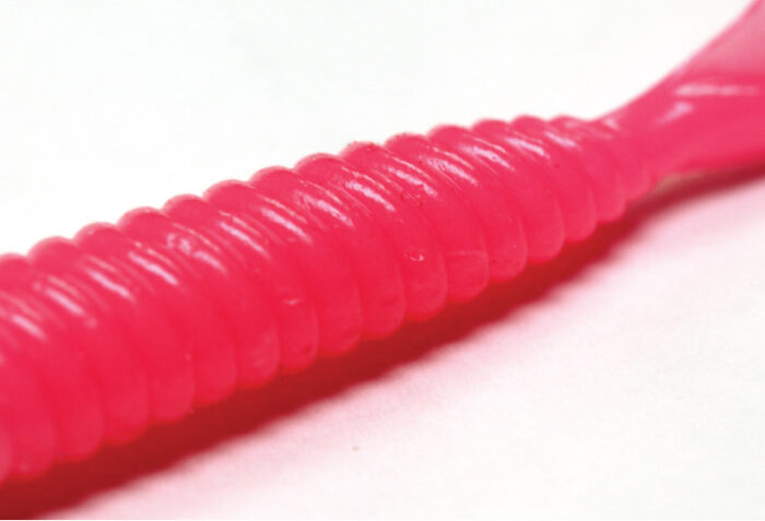Damiki Leeches Tail 10.2CM (4 inch), 210 (Cream White), 12buc/plic - imagine 2