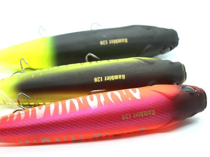 Damiki Rambler-120 12CM, 20Gr (Topwater, Pencil), 338H (Mystic Pink Line) - imagine 6