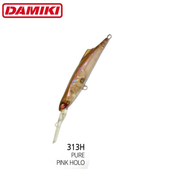 Damiki SOKILL-55 5.5CM, 4.6Gr (Suspending), 313H (Pure Pink Holo) - imagine 2