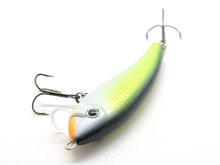 Gloog Hermes 70S 7cm, 12gr (Sinking), RGF (Roach Green Fluo) - imagine 8