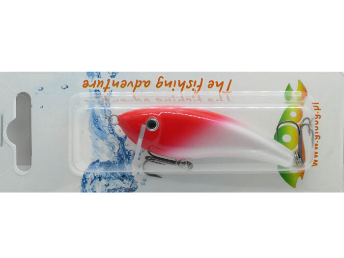 Gloog Hermes 70S 7cm, 12gr (Sinking), RH (Red Head) - imagine 6