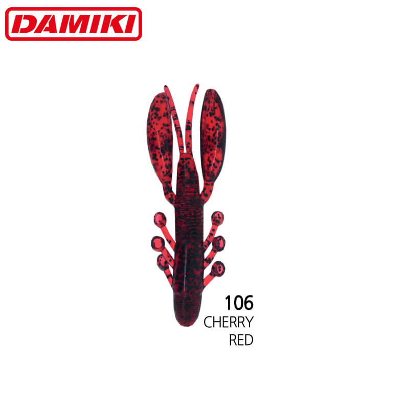 Damiki Air Craw 7.6CM (3'') - 106 (Cherry Red)