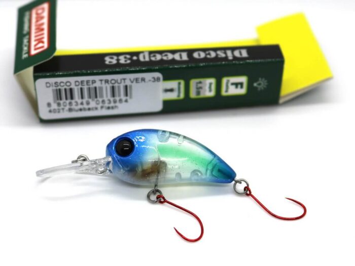 Damiki Disco Deep Trout-38 3.8CM, 4.5gr, 402T (Blueback Flash) - imagine 3