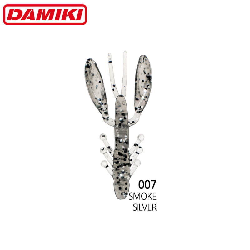 Damiki Air Craw 7.6CM (3'') - 007 (Smoke Silver)