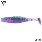 KP Baits Natural Shad 8.75CM (3.5 inch), culoare 215 (Purple Cosmos) (5buc/plic)