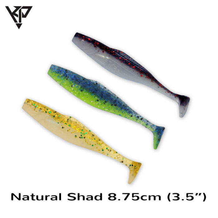 KP Baits Natural Shad 8.75CM (3.5 inch) 5buc/plic - imagine 11