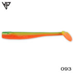 KP Baits Slim Shad 10CM (4 inch), culoare 093 (Fire Tiger) (5buc/plic)