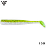 KP Baits Slim Shad 10CM (4 inch), culoare 136 (Baby Bass) (5buc/plic)
