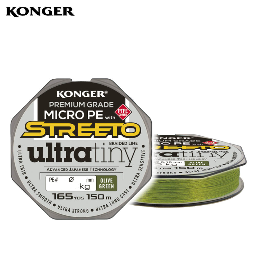 Konger Fir Textil Streeto Ultra Tiny Olive Green 150m / 0.06mm / 2.86kg - cod 216151006