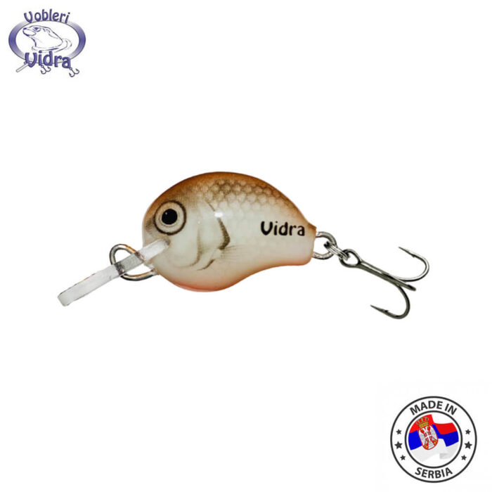 Vidra Lures Atomic Chub 1.8cm, 3gr, Sinking, BR (Brown) - imagine 4