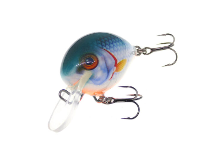 Vidra Lures Atomic Chub 2.8cm, 5gr, Sinking, GRR (Green Red Gill) - imagine 2