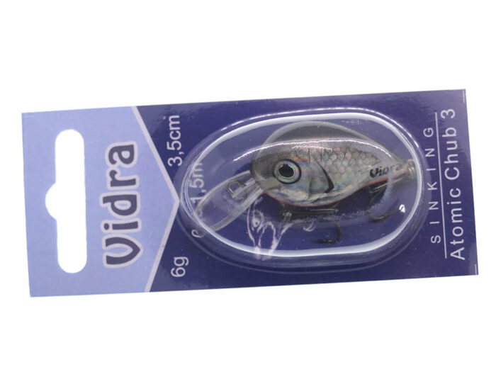 Vidra Lures Atomic Chub 3.5cm, 6gr, Sinking, BKH (Black Holo) - imagine 5