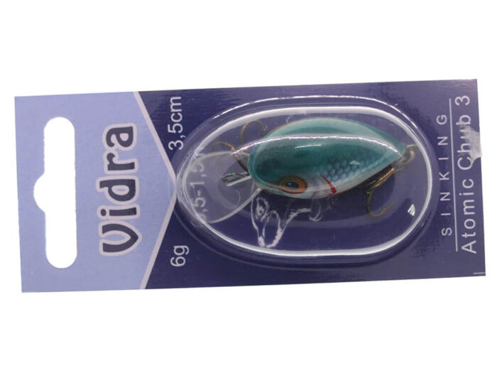 Vidra Lures Atomic Chub 3.5cm, 6gr, Sinking, GRR (Green Red Gill) - imagine 5