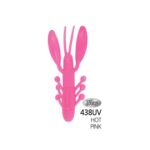 Damiki Air Craw 7.6CM (3 inch) Floating, 438UV (UV Hot Pink), 8buc/plic