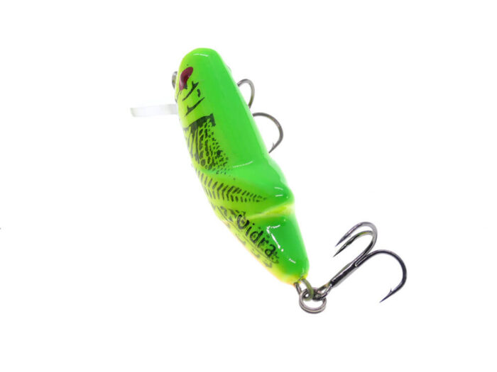 Vidra Lures Locust 4cm, 4gr, Sinking, LG (Lime Green) - imagine 4