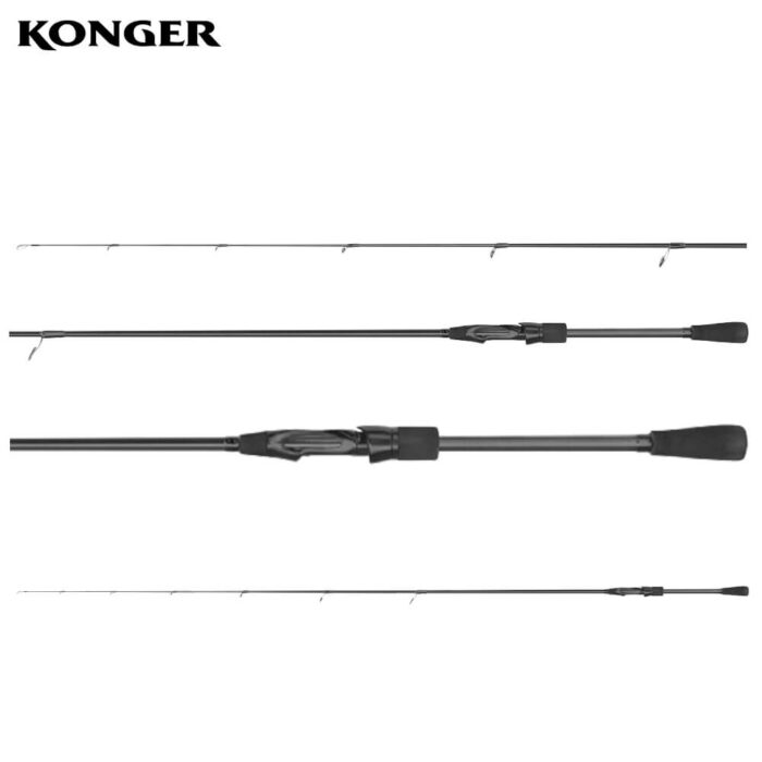Lanseta Spinning Konger Kastmaster Single Zander, 1.98m, 8-32gr (dintr-o bucata) - imagine 3