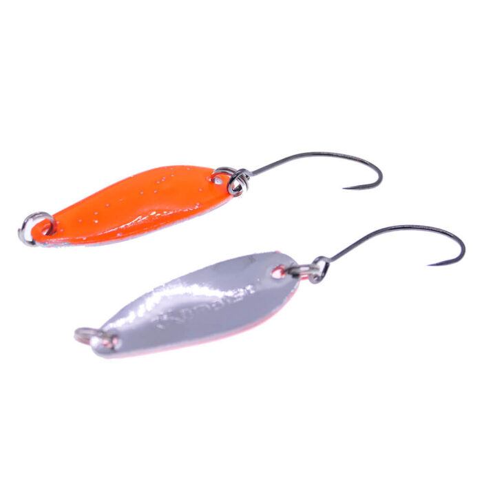Kamatsu oscilanta pastrav Trout Spoon 3.5cm, 3gr, 001 (Fluo Orange) - imagine 2