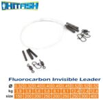 Hitfish struna fluorocarbon invisible leader, 40cm, 0.52mm, 12.4kg, (3buc/plic)