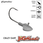 Kamatsu Crazy Dart Jig, marime 2, 6gr (3buc/plic) - imagine 6