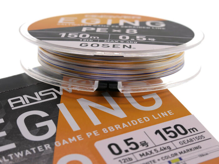 Gosen Fir Textil Answer Eging PE X8 White Color Marking 150m sau 200m (0.117-0.148mm) - imagine 3