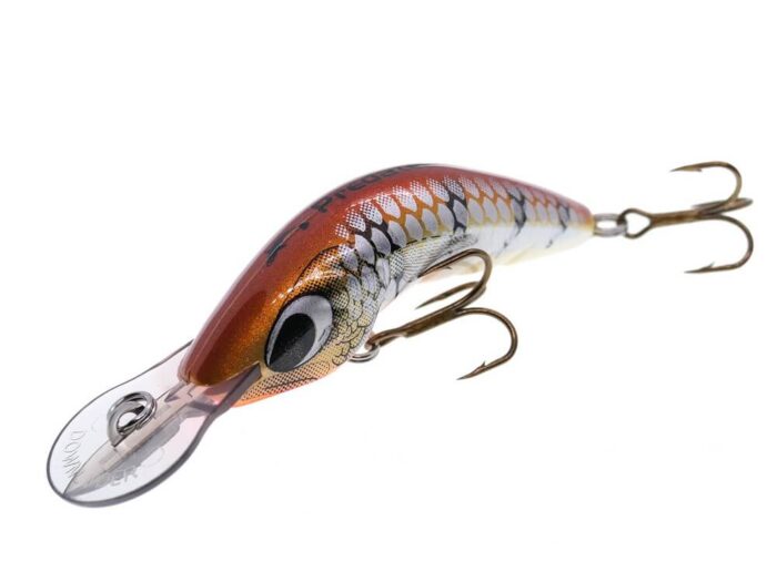 Predatek Boomerang B65S (Shallow Runner) Floating, 6.5cm, 9gr, BS (Bronze Bass) - imagine 3