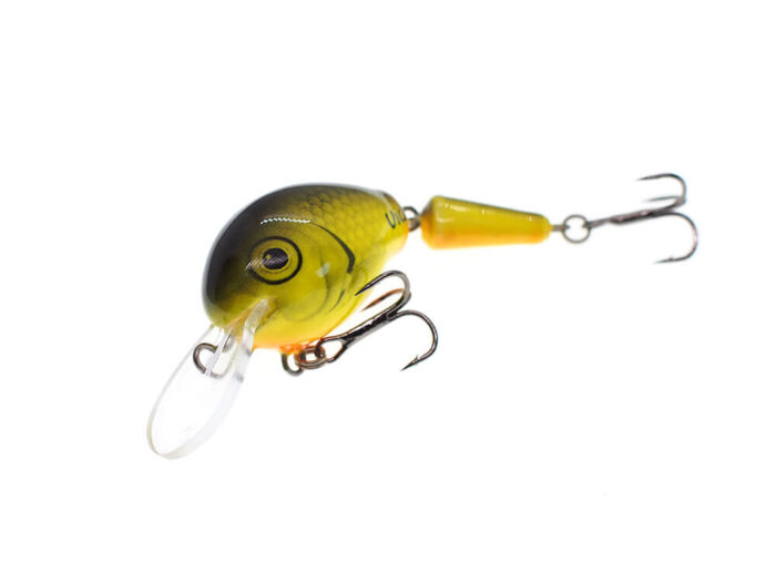 Vidra Lures Atomic Chub Jointed 5cm, 7gr, Sinking, LB (Lime Black) - imagine 2