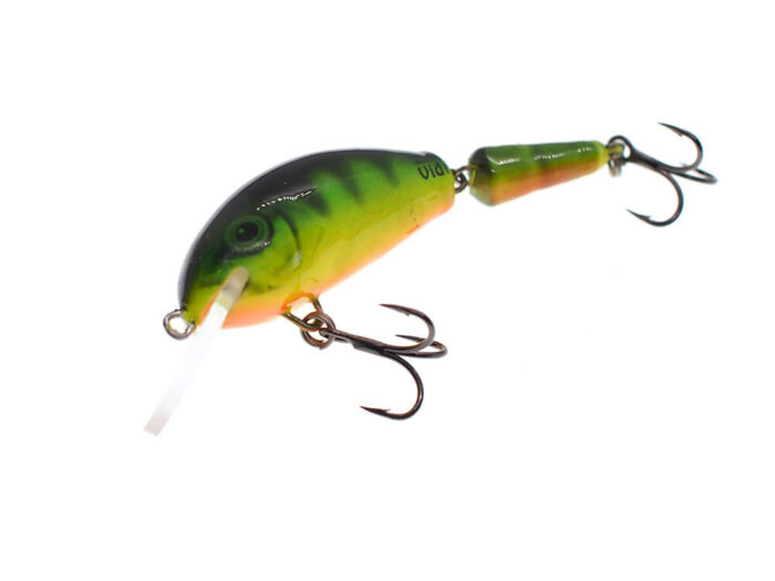 Vidra Lures Agility Jointed 6cm, 7gr, Sinking, FP (Fire Perch) - imagine 2