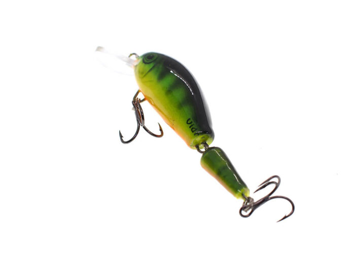 Vidra Lures Agility Jointed 6cm, 7gr, Sinking, FP (Fire Perch) - imagine 3